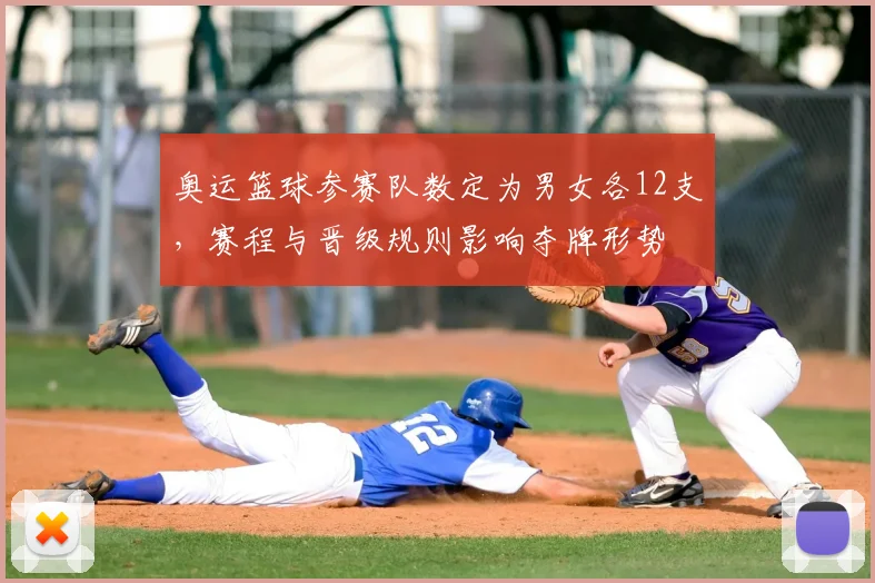 奥运篮球参赛队数定为男女各12支，赛程与晋级规则影响夺牌形势